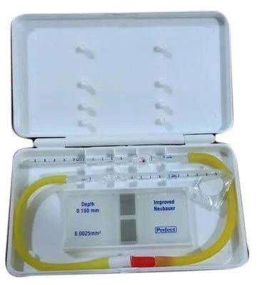 Manual Metal Hemocytometer Counting Chamber, for Clinic, Hospital, Laboratory, Packaging Type : Box