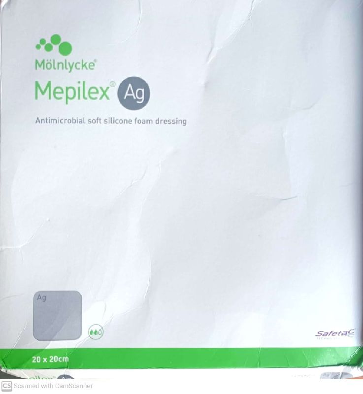 mepilex ag dressing material