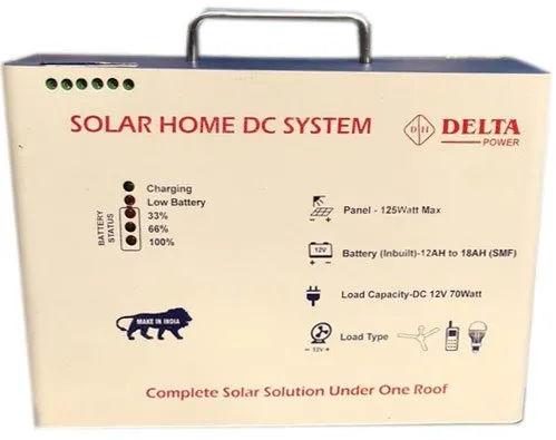 Solar DC Home Lighting System
