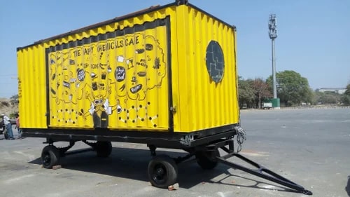 Mild Steel Container Trailer, Color : Yellow