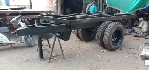 Rectangular Mild Steel Hydraulic Dump Trailer