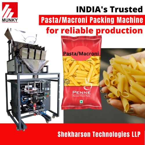 Pasta Packing Machine by Munky, Power 35kw SHEKHARSON TECHNOLOGIES