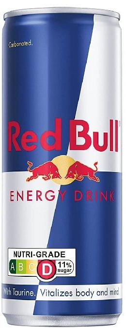 Red bull energy drink, Packaging Type : Tin Pack