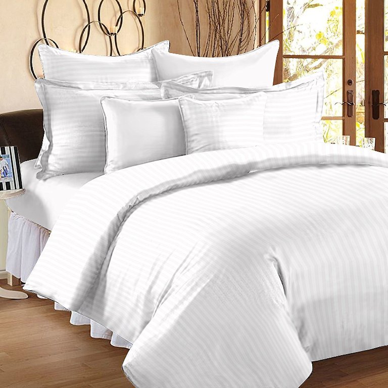 Dashing Look Cotton Plain Dyed hotel bed sheet, Technics : Woven