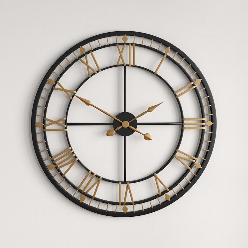 Metal Classic Handmade Wall Clock, Display Type : Analog