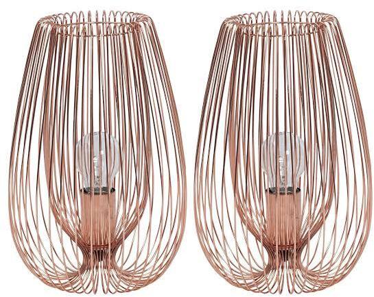 Copper Wire Table Lamp
