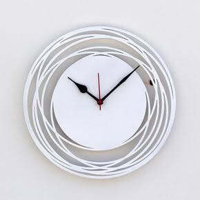 Modern Metal Wall Clock, for Home, Office, Decoration, Display Type : Analog