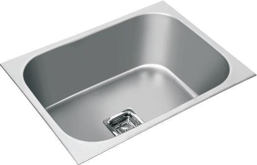 Premium Series Single Bowl Sink, for Bathroom, Kitchen, Color : Silver