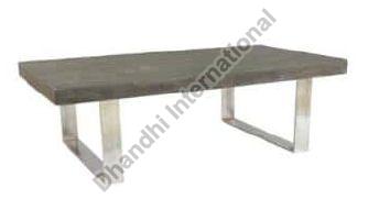 Rectangular Polished DI-0001 Coffee Table, for Hotel, Home, Size : 44x24x18 Inch