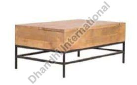 Rectangular Polished DI-0003 Coffee Table, for Hotel, Home, Size : 36x24x18 Inch