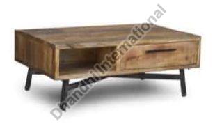 Rectangular Polished DI-0008 Coffee Table, for Hotel, Home, Size : 46x23x18 Inch