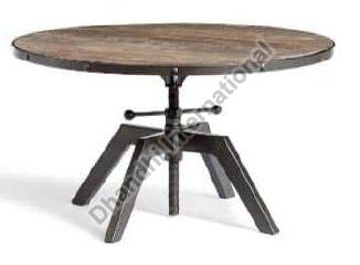Round Polished DI-0012 Coffee Table, for Hotel, Home, Size : 33x33x18 Inch