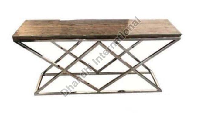 Rectangular Polished DI-0023 Coffee Table, for Hotel, Home, Size : 60x30x18 Inch