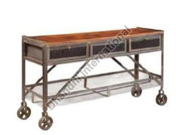 Rectangular DI-0105 Console Table, for Home, Size : 48x16x30 Inch