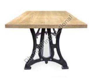 Polished DI-0210 Dining Table, for Hotel, Home, Color : Brown