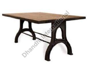 Polished DI-0218 Dining Table, for Hotel, Home, Color : Brown