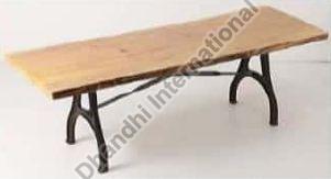 Polished DI-0220 Dining Table, for Hotel, Home, Color : Brown