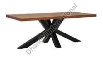Polished DI-0226 Dining Table, for Hotel, Home, Color : Brown