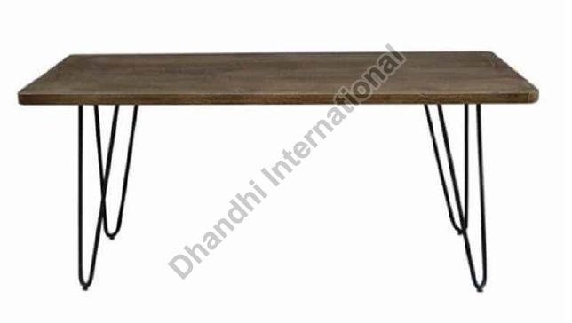 Polished DI-0227 Dining Table, for Hotel, Home, Color : Brown
