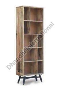 Polished Iron DI-0309 Book Rack, Size : 18x14x70 Inch