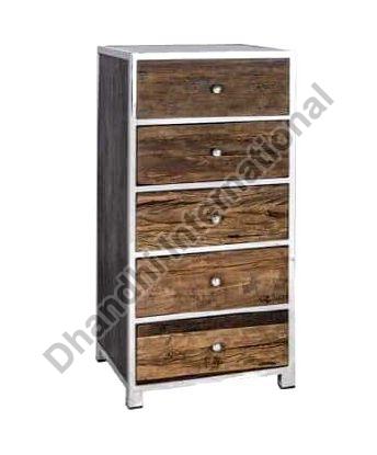 Rectangular DI-0432 Bedside Table, for Home, Size : 20x24x48 Inch
