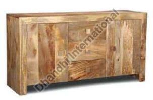 Wooden Polished DI-0509 Sideboard Cabinet, Color : Brown