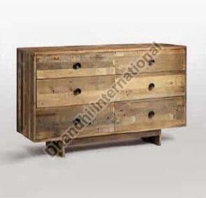 Wooden Polished DI-0511 Sideboard Cabinet, Color : Brown