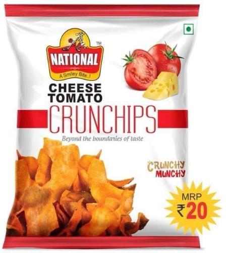 40 Gm Cheese Tomato Crunchy Chips, for Human Consumption