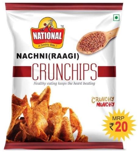 Nachni ( Raagi) Crunchy Chips, for Human Consumption