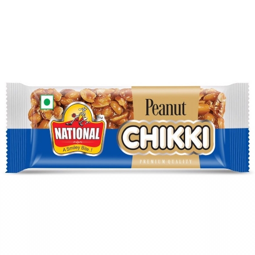 Peanut Chikki, for Human Consumption, Packaging Type : Plastic Packet