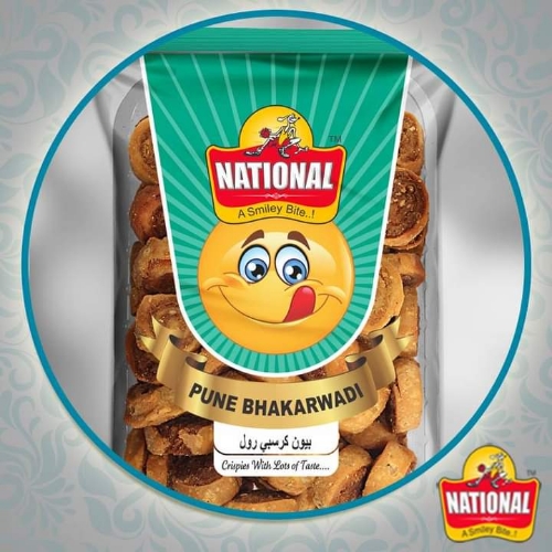 National Pune Bhakarwadi, for Snacks, Packaging Type : Plastic Packet
