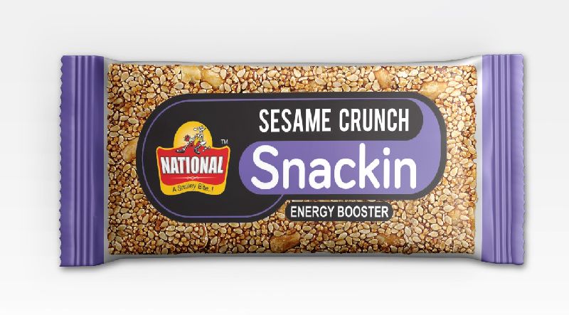 National Sesame Crunch Snackin, for Human Consumption, Packaging Type : Pastic Packet