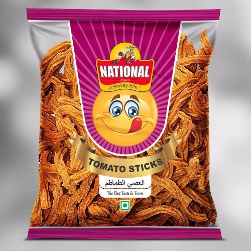 National 100 Gm Tomato Sticks, Packaging Type : Plastic Packet