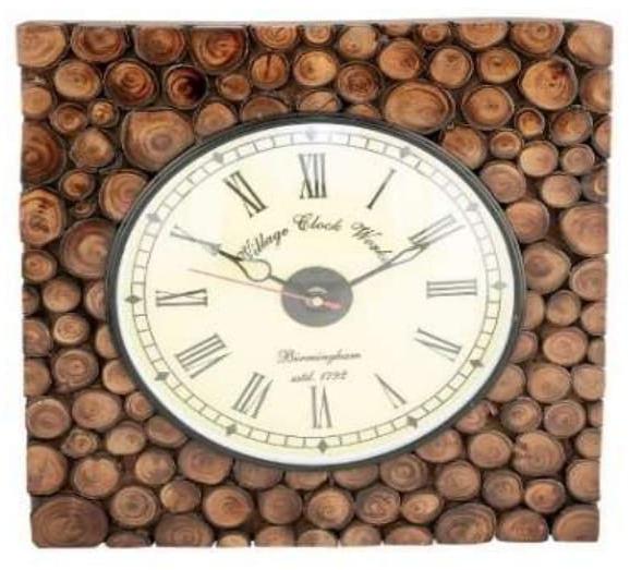 10 Inch Wooden Wall Clock