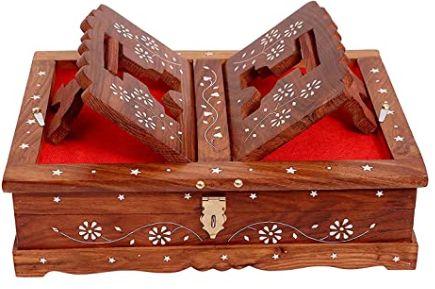 Polished Wooden Handmade Book Box, Size : 12*18 inches