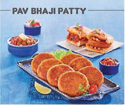 Frozen Pav Bhaji Patty