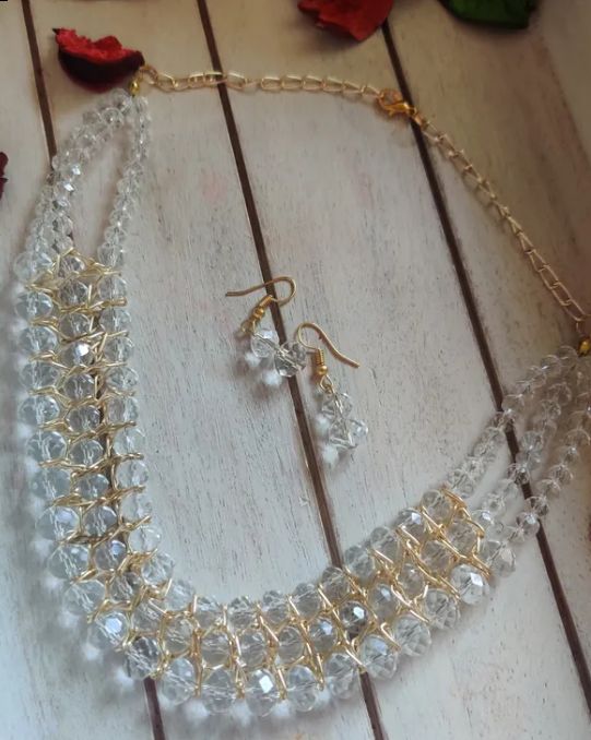 Artificial Beads Necklace Set