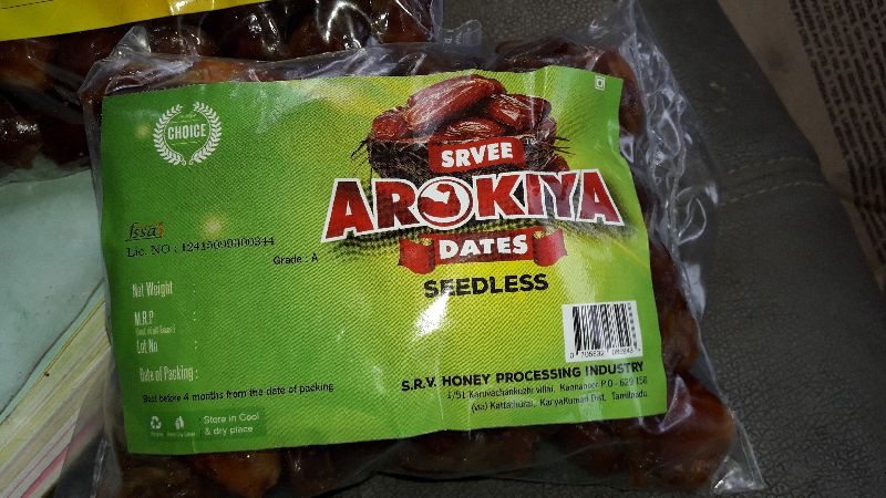 Seedless dates, Packaging Type : Plastic Packet
