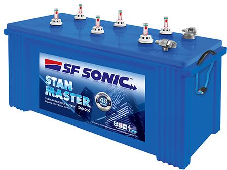 SM4000 SF Sonic Stan Master Battery, Color : Blue