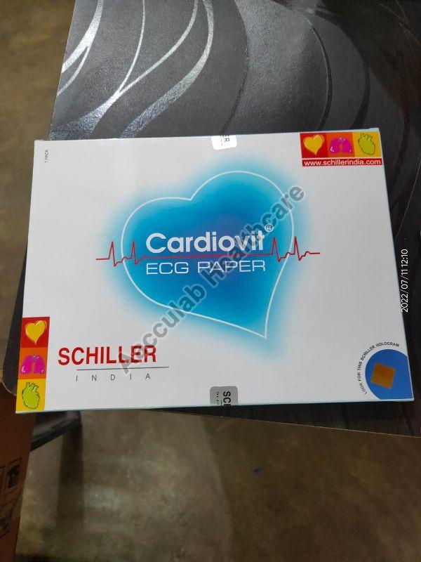 Schiller India Cardiovit ECG Paper, Color : Red, White