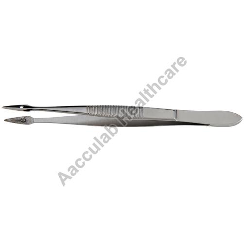 Stainless Steel Hunter Splinter Forceps, for Clinical, Hospital, Feature : Corrosion Proof, Light Weight