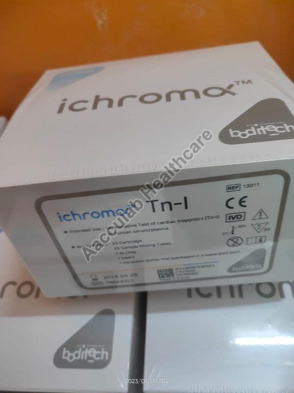 Ichroma Cardiac Tn-I Test Kit, Packaging Type : Box
