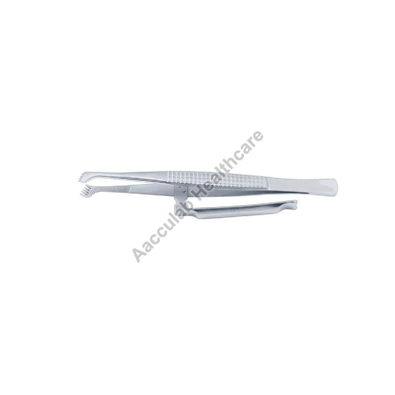 Stainless Steel Michel Skin Holding Forceps, Feature : Corrosion Proof, Sharp Edge
