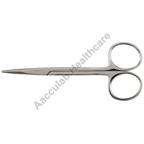 Polished Stainless Steel Thomas Strabismus Scissors, for Clinical Use, Color : Metallic