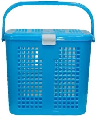 Blue Plastic Storage Basket