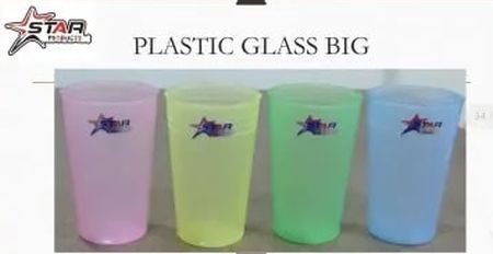 Star Products Plastic Drinking Glass, Shape : Round