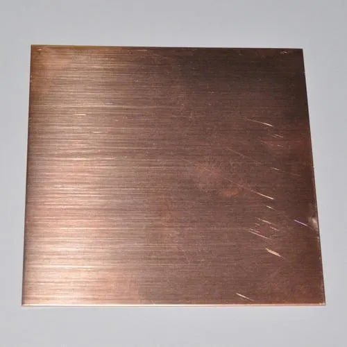 Rose Gold Stainless Steel Sheet, for Lift Cladding, Exterior Facades, Signage, Interiors