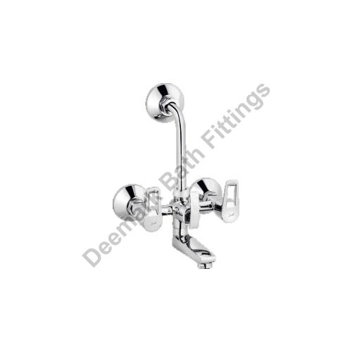 Scott Chrome Plated Polished Cadino Crutch Wall Mixer, for Bathroom, Feature : Fine Finished