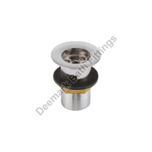 Scott Round Chrome Plated Half Thread Waste Coupling, Color : Silver