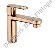 PVD Rose Gold Glossy Pillar Cock, for Bathroom, Feature : Fine Finished, Rust Proof